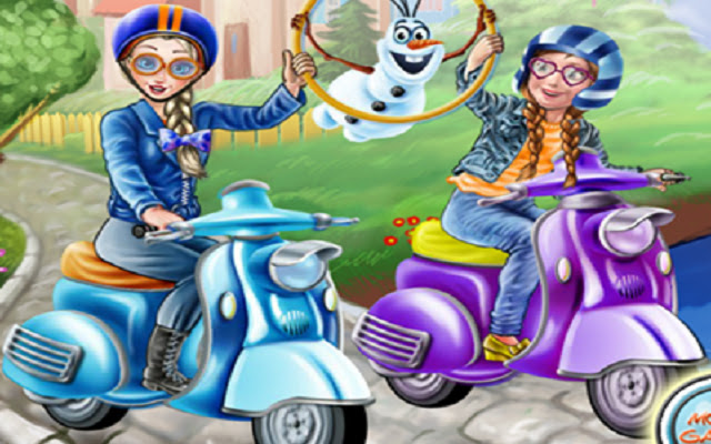 Princess Scooter Ride  from Chrome web store to be run with OffiDocs Chromium online