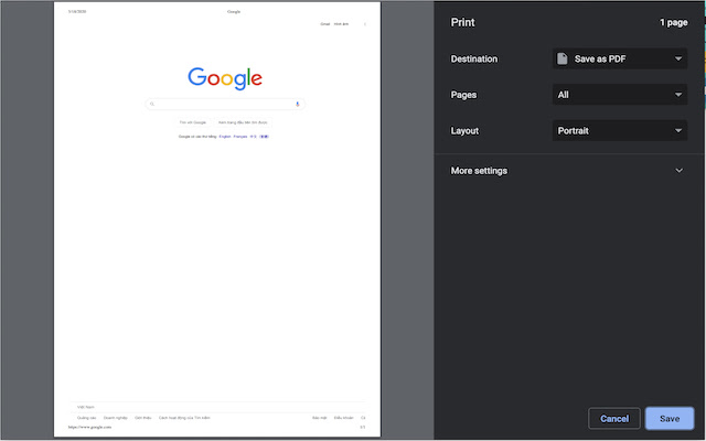 Print  from Chrome web store to be run with OffiDocs Chromium online