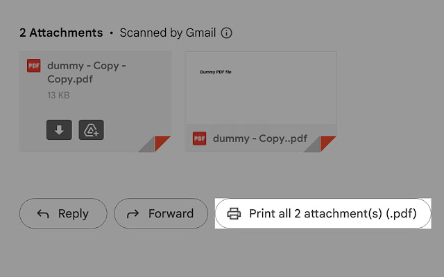 Print all Gmail attachments  from Chrome web store to be run with OffiDocs Chromium online