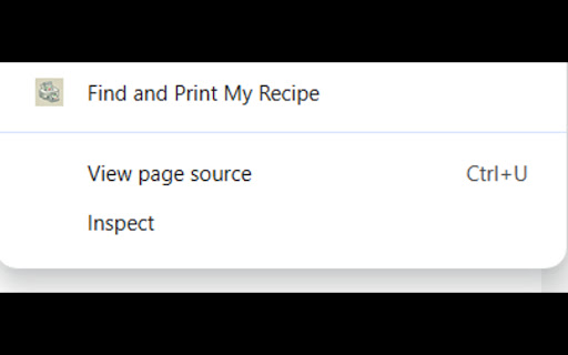Print My Recipe  from Chrome web store to be run with OffiDocs Chromium online
