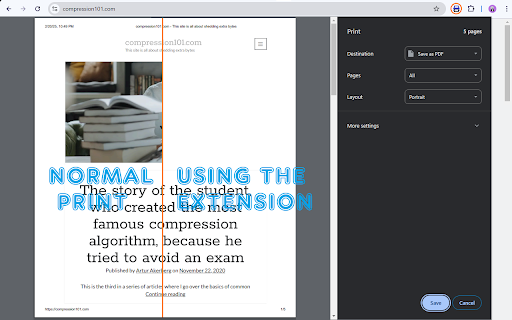 Print without images button  from Chrome web store to be run with OffiDocs Chromium online