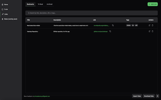 PriorityTab Tabs to Tasks  from Chrome web store to be run with OffiDocs Chromium online