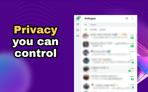 Privacy Extension for WhatsApp Web: Chat Lock  Blur  Hide | WASBB.COM  from Chrome web store to be run with OffiDocs Chromium online