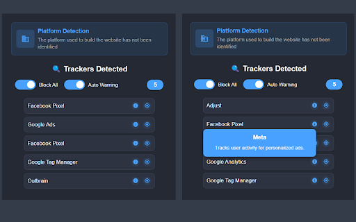 Privacy First  from Chrome web store to be run with OffiDocs Chromium online