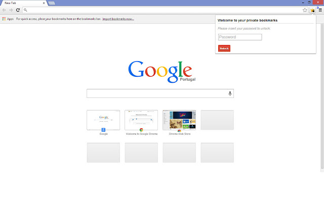 Private Bookmarks  from Chrome web store to be run with OffiDocs Chromium online