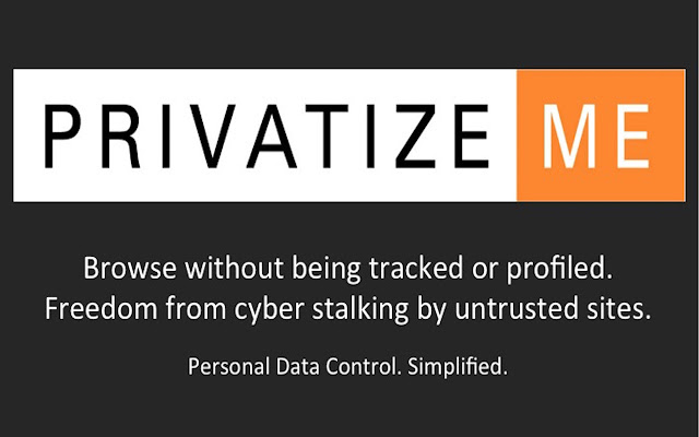 PrivatizeMe  from Chrome web store to be run with OffiDocs Chromium online