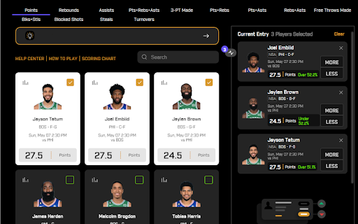 PrizePicks Optimizer: Powered by BPE  from Chrome web store to be run with OffiDocs Chromium online