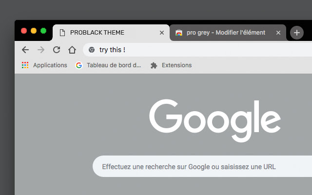 pro black  from Chrome web store to be run with OffiDocs Chromium online