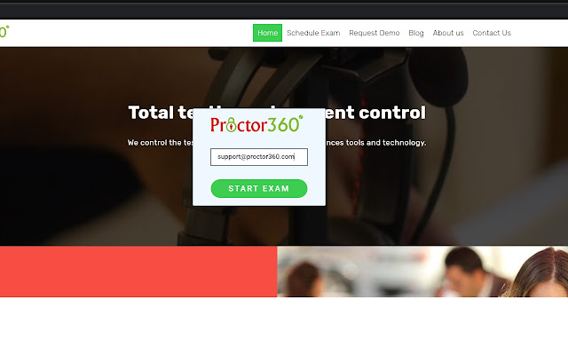 Proctor360 מחנות האינטרנט של Chrome יופעל עם OffiDocs Chromium באינטרנט