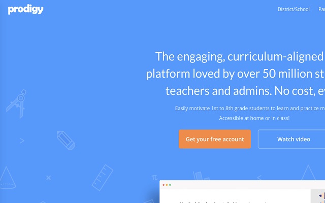 Prodigy Games  from Chrome web store to be run with OffiDocs Chromium online