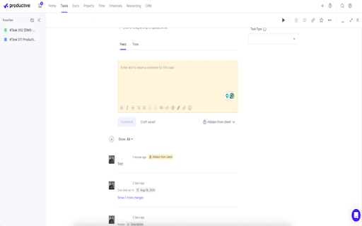 Productive Hidden From Client  from Chrome web store to be run with OffiDocs Chromium online