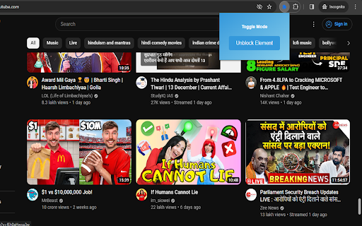 ProductiveTube Shorts Blocker  from Chrome web store to be run with OffiDocs Chromium online