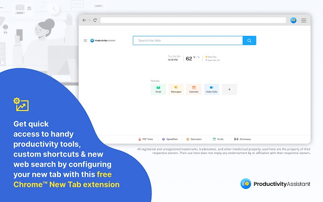 Productivity Assistant mula sa Chrome web store na tatakbo sa OffiDocs Chromium online