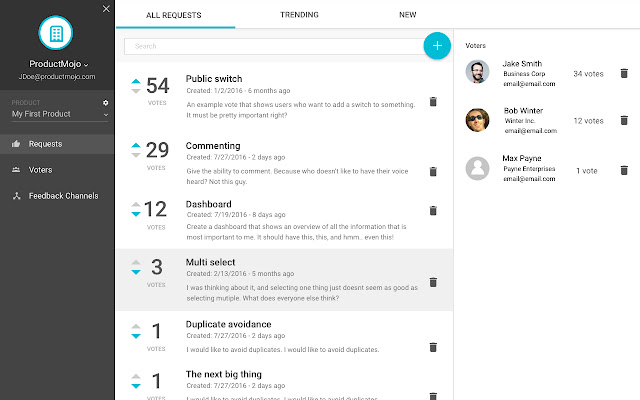ProductMojo  from Chrome web store to be run with OffiDocs Chromium online