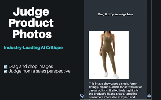 Product Page Judge  from Chrome web store to be run with OffiDocs Chromium online