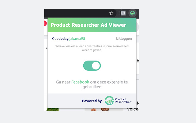 Product Reachers Ads viewer  from Chrome web store to be run with OffiDocs Chromium online