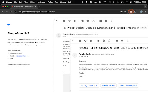 Professionalism  from Chrome web store to be run with OffiDocs Chromium online