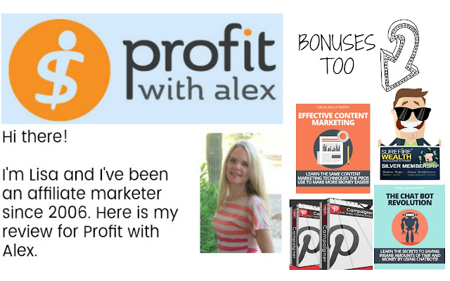 Profit with Alex Review  from Chrome web store to be run with OffiDocs Chromium online