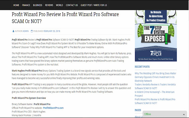 Profit Wizard Pro Review  from Chrome web store to be run with OffiDocs Chromium online