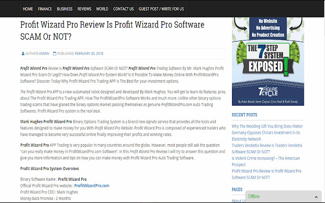 Profit Wizard Pro Review van de Chrome-webwinkel om te worden uitgevoerd met OffiDocs Chromium online