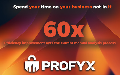 Profyx: Amazon FBA Tool  from Chrome web store to be run with OffiDocs Chromium online