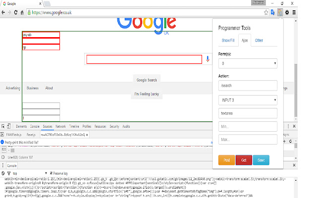 Programmer Tools  from Chrome web store to be run with OffiDocs Chromium online