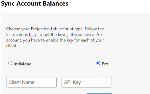 Projection Lab Account Sync  from Chrome web store to be run with OffiDocs Chromium online