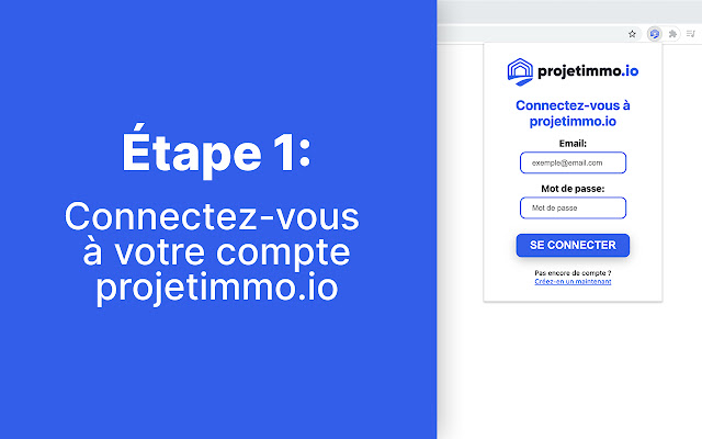 ProjetImmo.io  from Chrome web store to be run with OffiDocs Chromium online