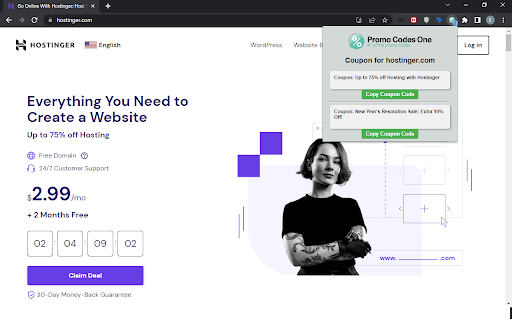 Promo Codes One Couponer  from Chrome web store to be run with OffiDocs Chromium online