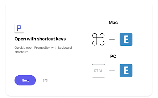 PromptBox: Organize frequently used text  from Chrome web store to be run with OffiDocs Chromium online