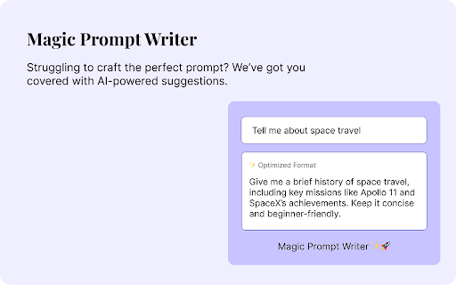 PromptBuddy  from Chrome web store to be run with OffiDocs Chromium online
