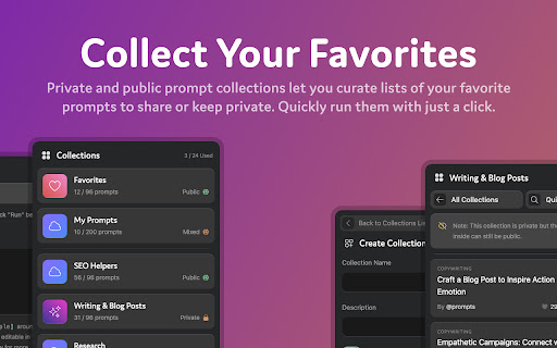 PromptForge for ChatGPT, Gemini, Claude and More  from Chrome web store to be run with OffiDocs Chromium online