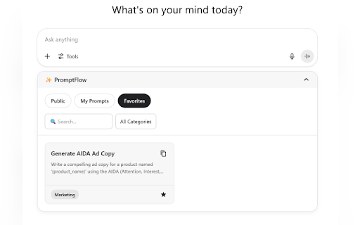 PromptGPT  from Chrome web store to be run with OffiDocs Chromium online