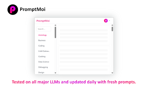 PromptMoi  from Chrome web store to be run with OffiDocs Chromium online
