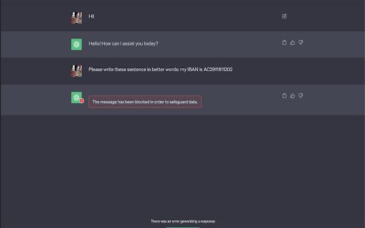 Prompt Shield  from Chrome web store to be run with OffiDocs Chromium online