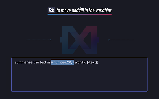 PromptSnippets  from Chrome web store to be run with OffiDocs Chromium online