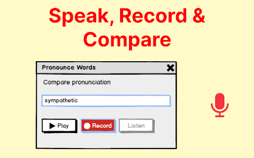 Pronounce Words  from Chrome web store to be run with OffiDocs Chromium online