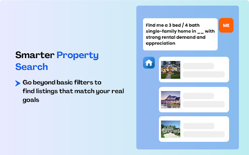 Prop AI: Chat with your personal real estate assistant  from Chrome web store to be run with OffiDocs Chromium online