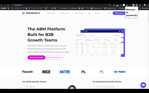 Propensity  from Chrome web store to be run with OffiDocs Chromium online