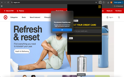 ProperPay  from Chrome web store to be run with OffiDocs Chromium online