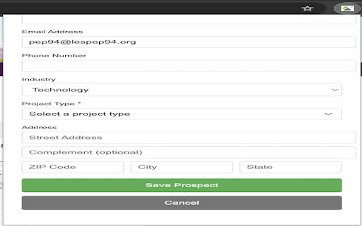 Prospectiz Scanner  from Chrome web store to be run with OffiDocs Chromium online