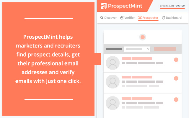 ProspectMint  from Chrome web store to be run with OffiDocs Chromium online