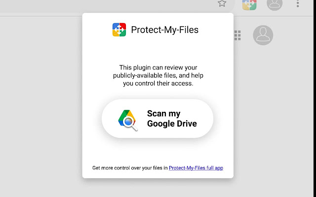 Protect My Files  from Chrome web store to be run with OffiDocs Chromium online