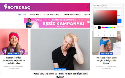Protez Saç  from Chrome web store to be run with OffiDocs Chromium online