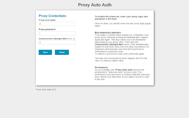 Proxy Auto Auth  from Chrome web store to be run with OffiDocs Chromium online
