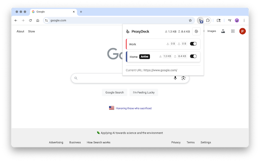 ProxyDeck  from Chrome web store to be run with OffiDocs Chromium online