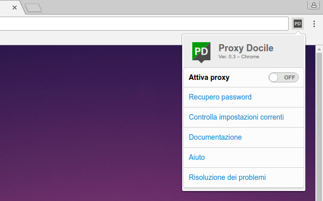 Proxy Docile  from Chrome web store to be run with OffiDocs Chromium online