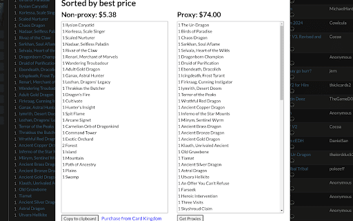 Proxy The Gathering  from Chrome web store to be run with OffiDocs Chromium online