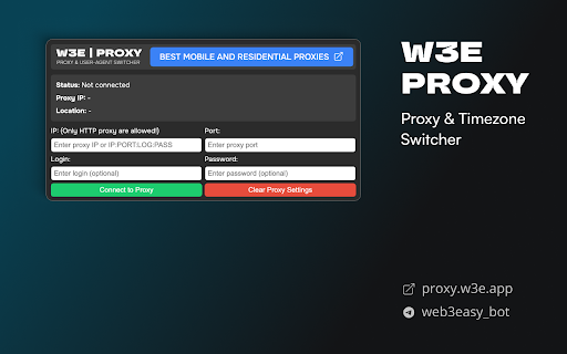 Proxy  Timezone Switcher  from Chrome web store to be run with OffiDocs Chromium online