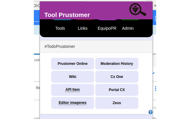 PR Tool  from Chrome web store to be run with OffiDocs Chromium online